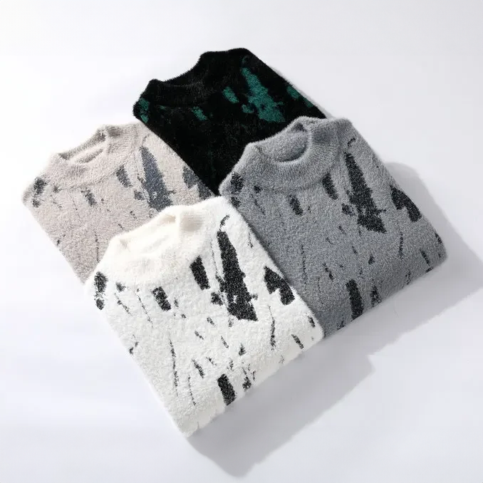 Romeinse Stijl Trui voor Mannen Moderne Mode