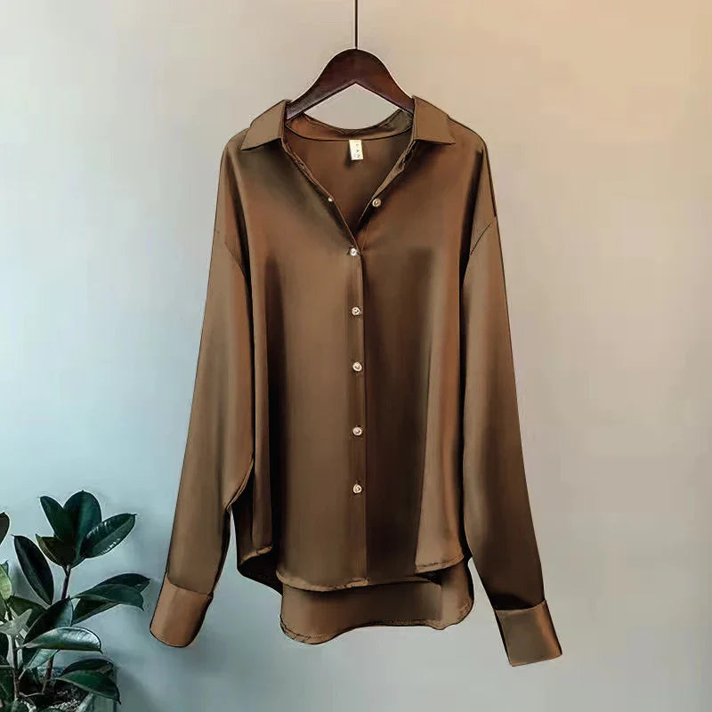 Koreaans Shirt Lange Mouwen Zacht Knit