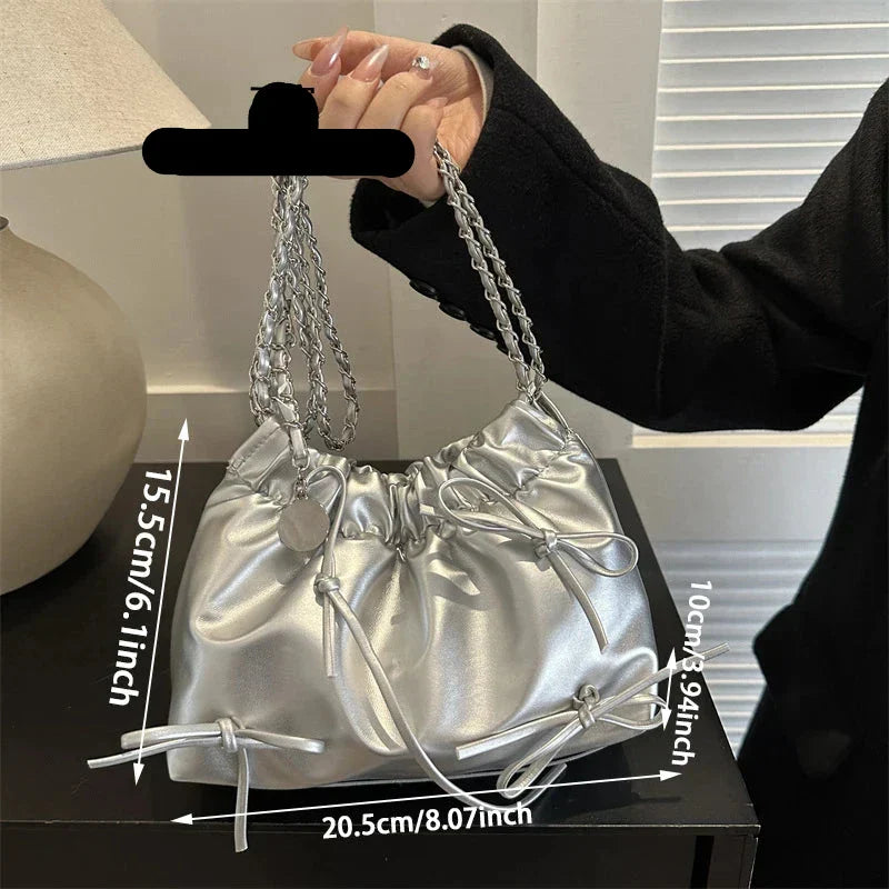 Luxe Strik Crossbody Tas voor Dames