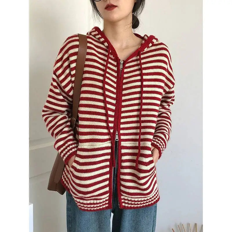 Heren Hoodie Gestreept Casual Trui