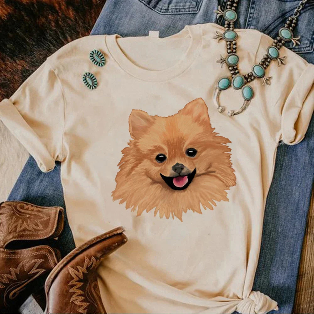 Anime T-Shirt Straatstijl Katoen Mannen