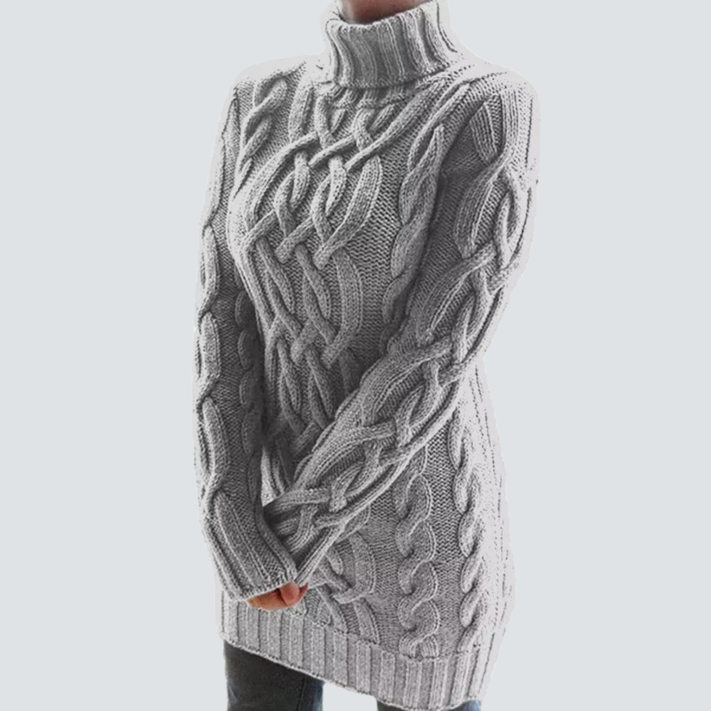 Gebreide Truijurk Warm Dik Wendbaar Winter Kleding