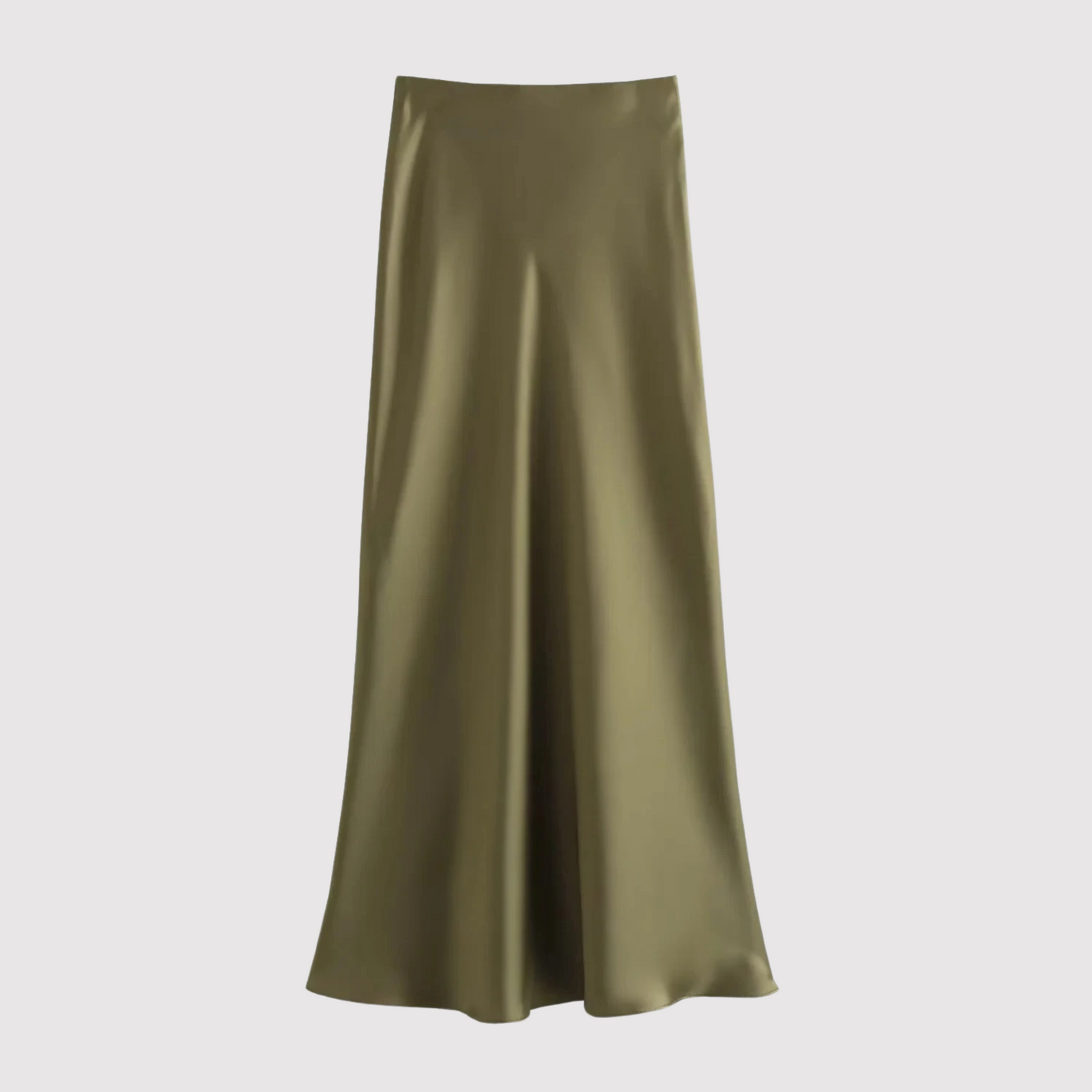 Satijnen Jurk Elegante Rok Vrouwelijk Design