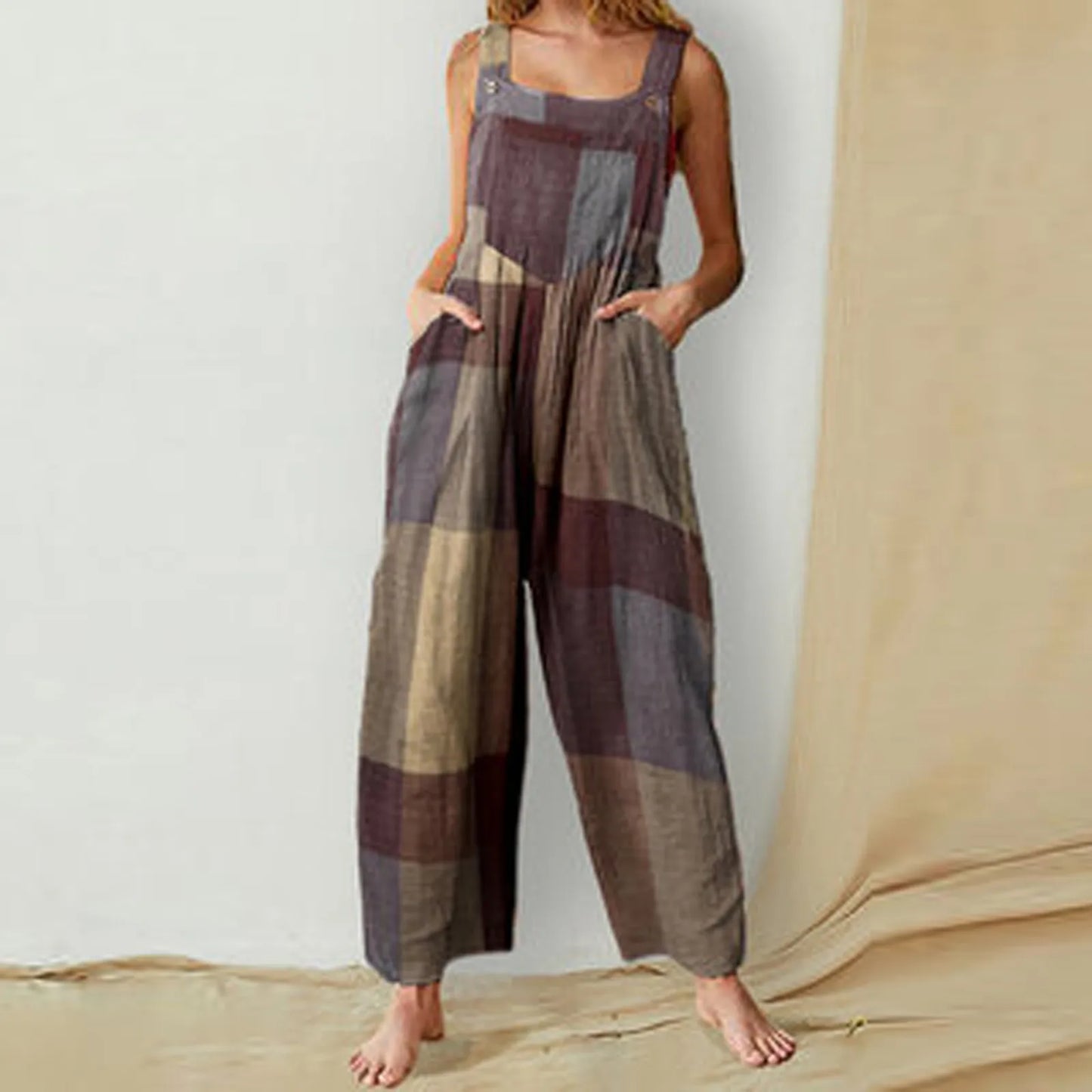 Zomerse Jumpsuit Vrouwen Boho Stijl