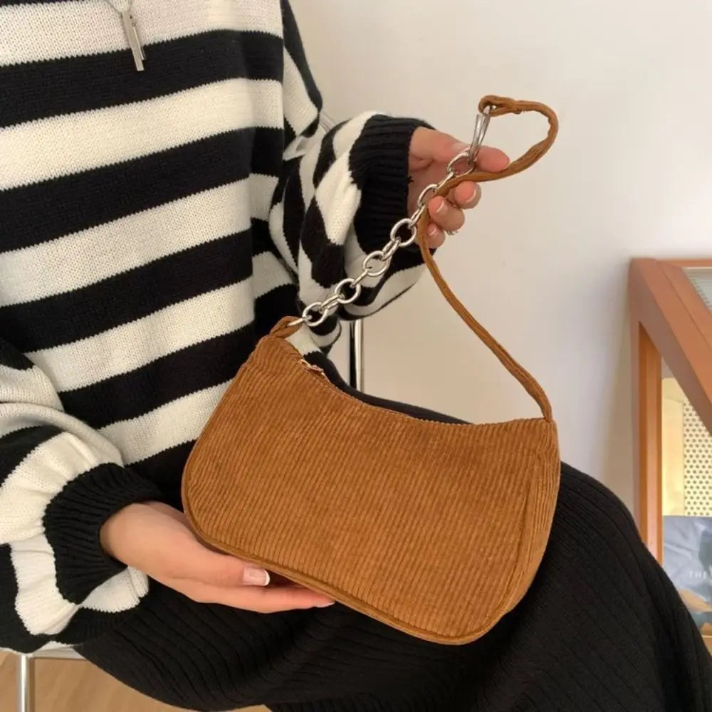 Corduroy Clutch Tasje Chic Design