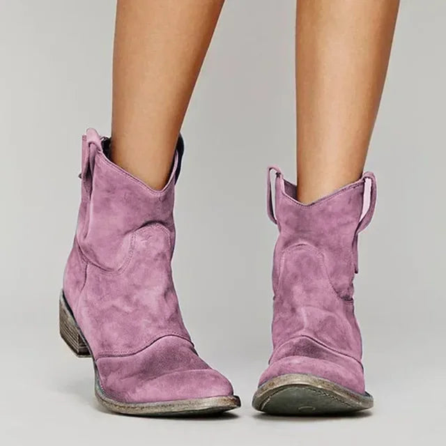Dames Cowboylaarzen Kort Model Western Stijl