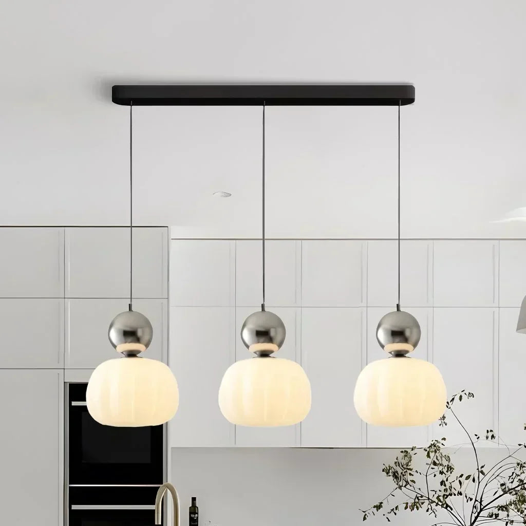 Glazen Hanglamp in Art Deco Stijl – Warm Licht met Luxe Uitstraling