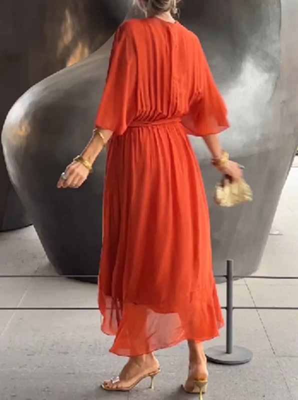 Elegante Chiffon Jurk voor Feesten en Ceremonies