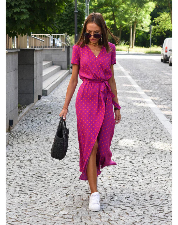Kleurrijke Zomerjurk Vrouwen Jurk Floral Print