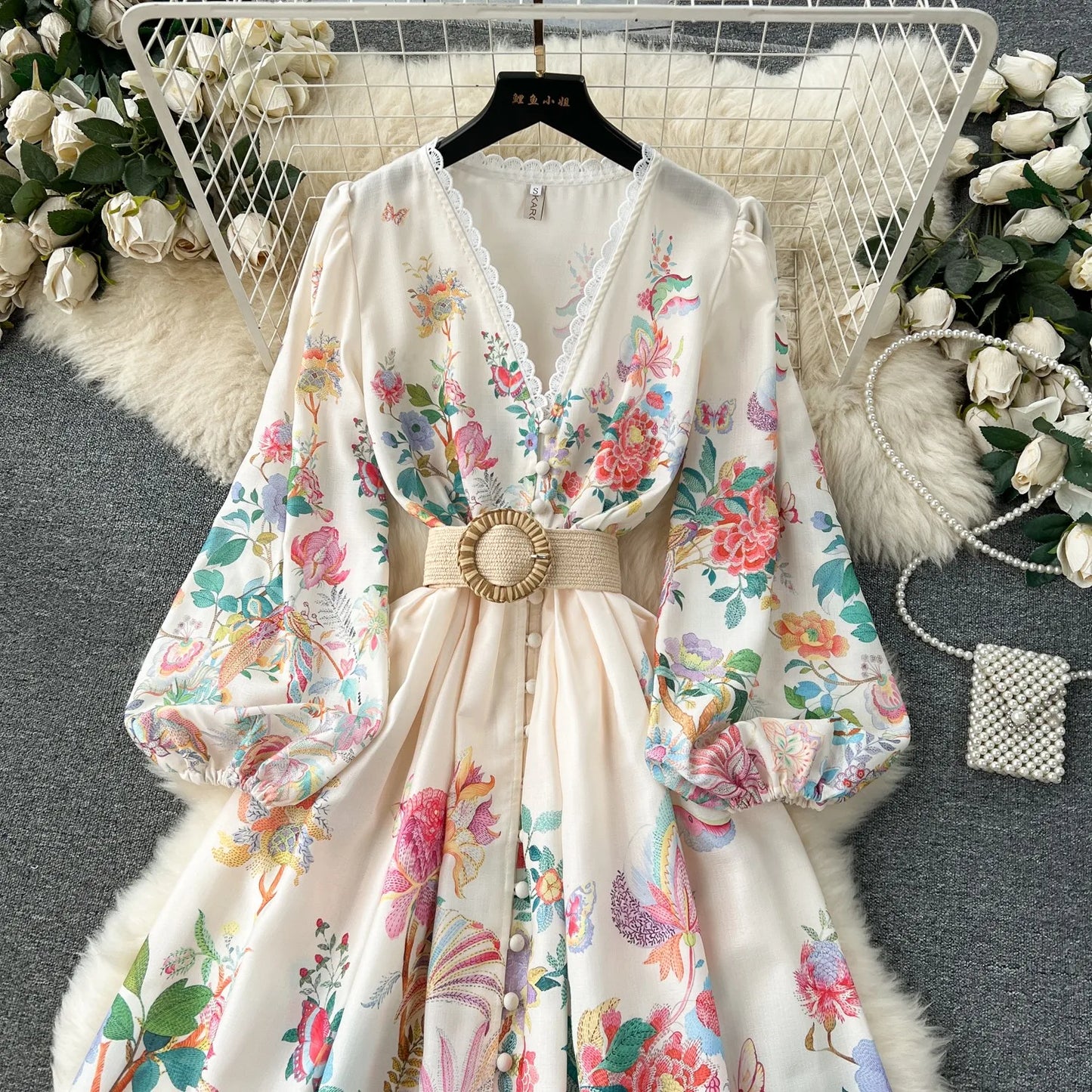 Retro Jurk voor Dames Elegante Vintage Stijl