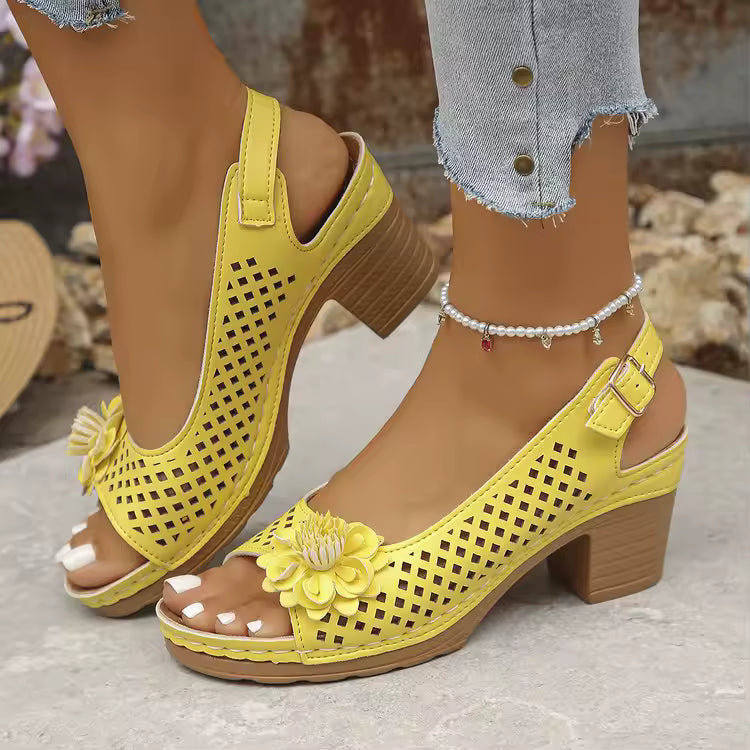 Retro Instappers Slip-on Dames – Comfortabele Hakken Klassiek Design PU Leer Rubber Zool Europese Stijl Dagelijks Gebruik