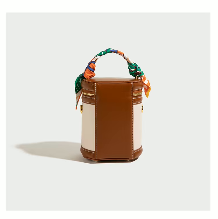 Schoudertas Bucket Trendy Compact Leer