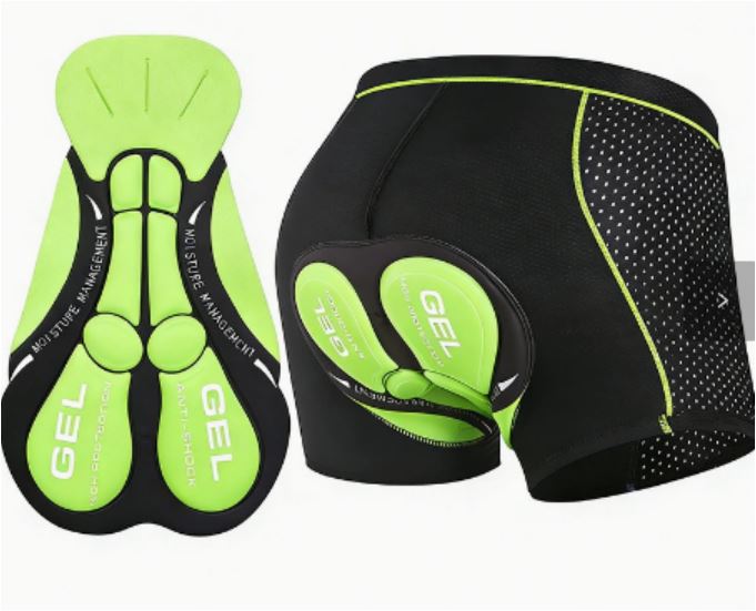 Gewatteerde Motorbroek met 5D Gel Zitkussen voor Motorrijders Lange Ritten Optimaal Comfort en Bescherming