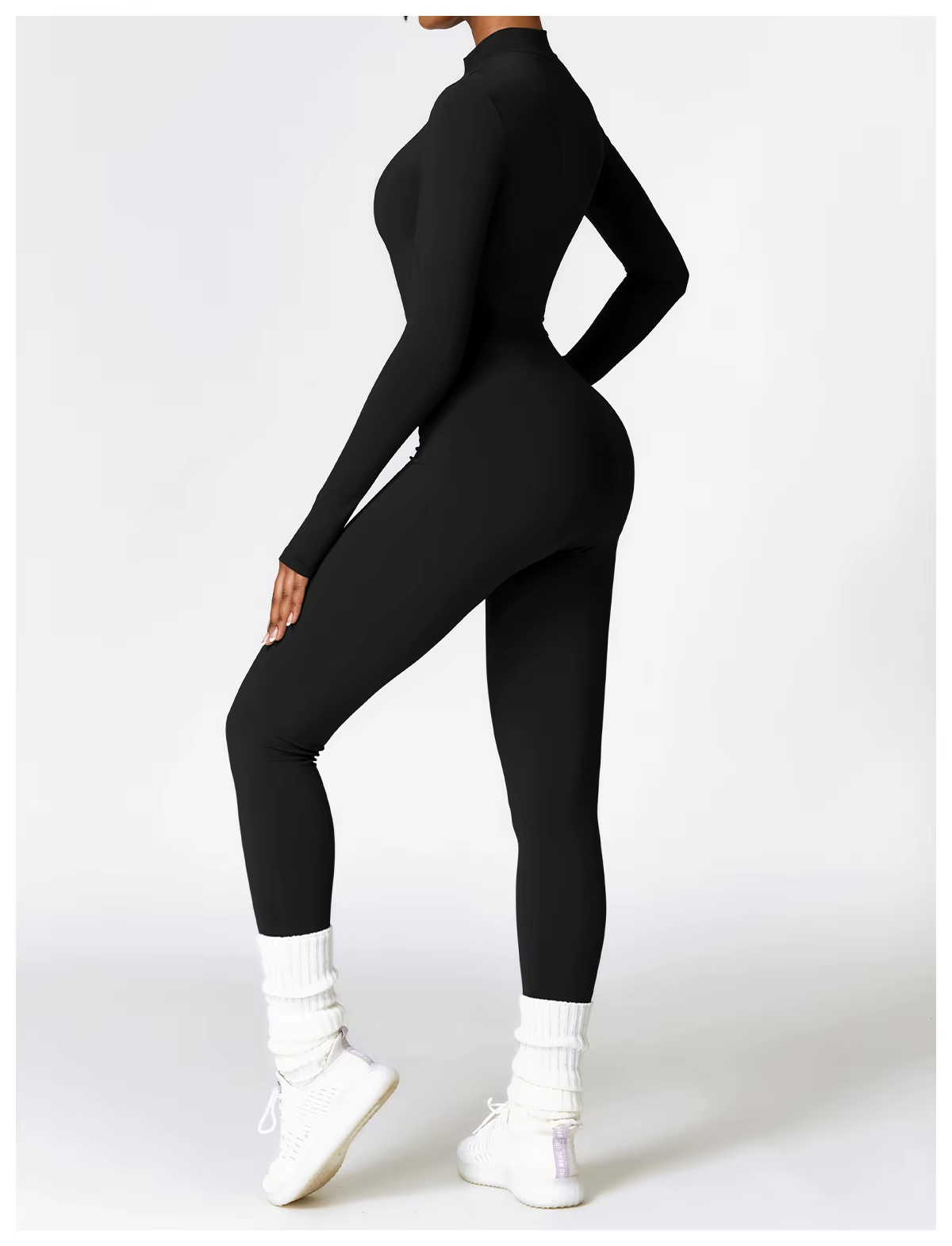 Warme Fleece Jumpsuit voor Vrouw met Stretch