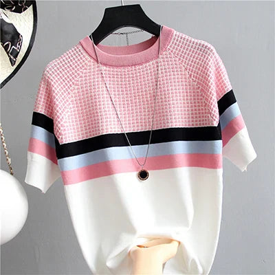 Vrouwelijke Zomer Blouse Licht en Vloeiend