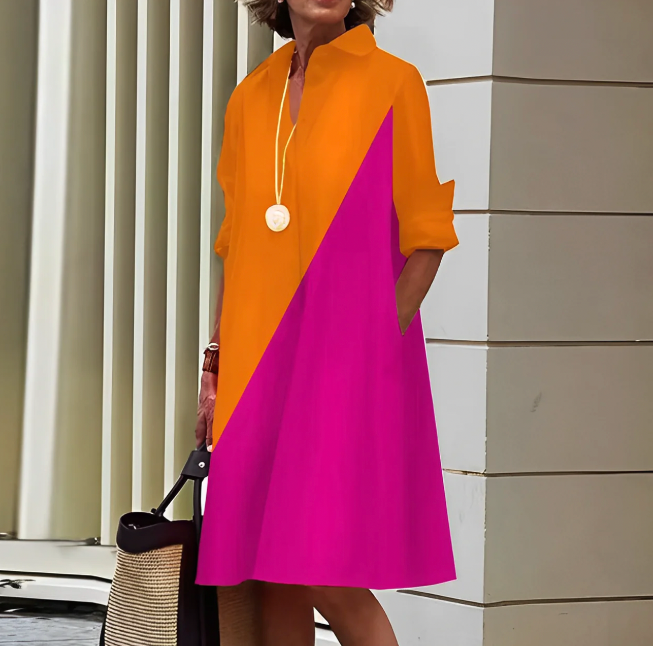 Shyla | Elegante Zomerjurk Dames Midi Jurk 3