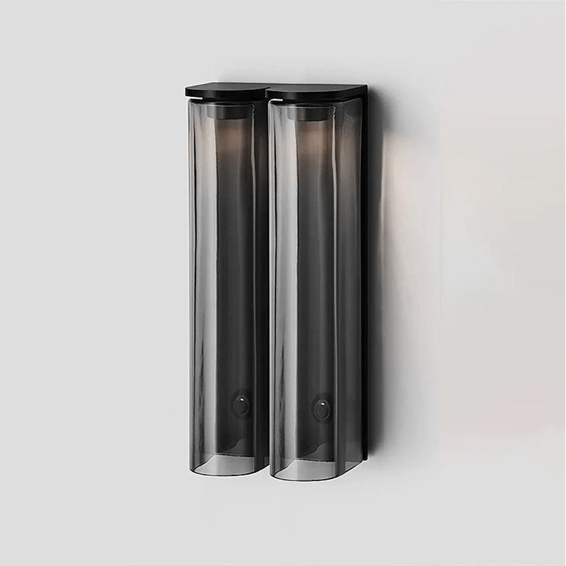 Smalle Buis Wandlamp met Glazen Kap – Moderne Wandverlichting voor Hal en Woonkamer