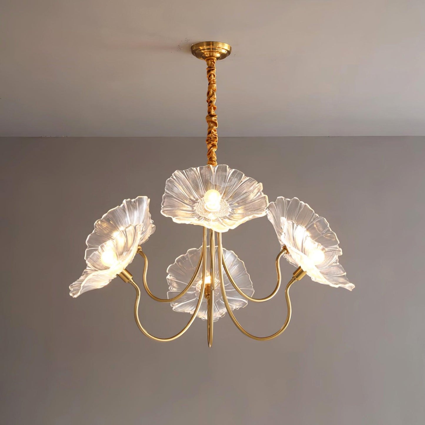 Bloem Kroonluchter Lamp Met Uniek Design