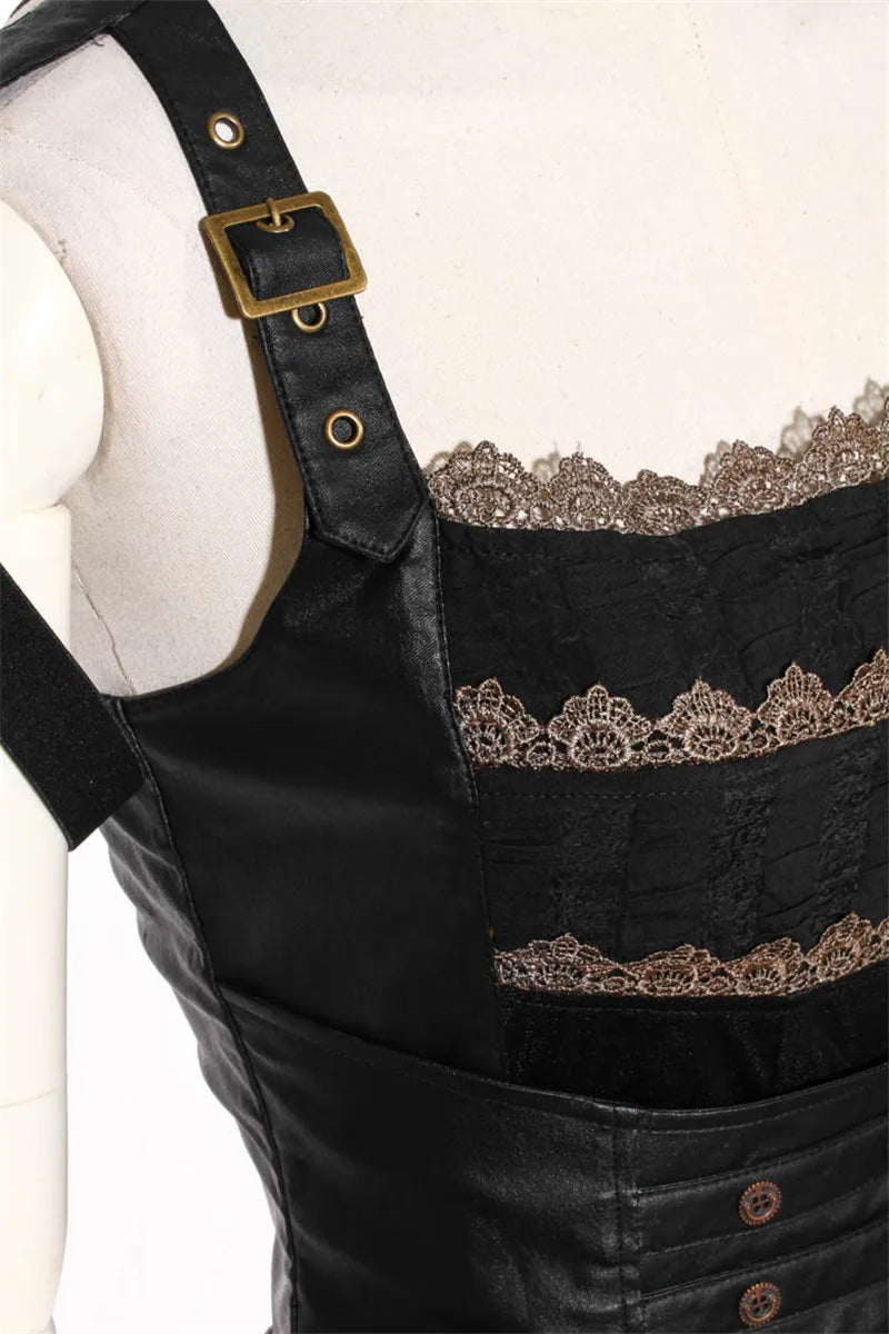 Steampunk Jurk voor Vrouw Pirate Stijl