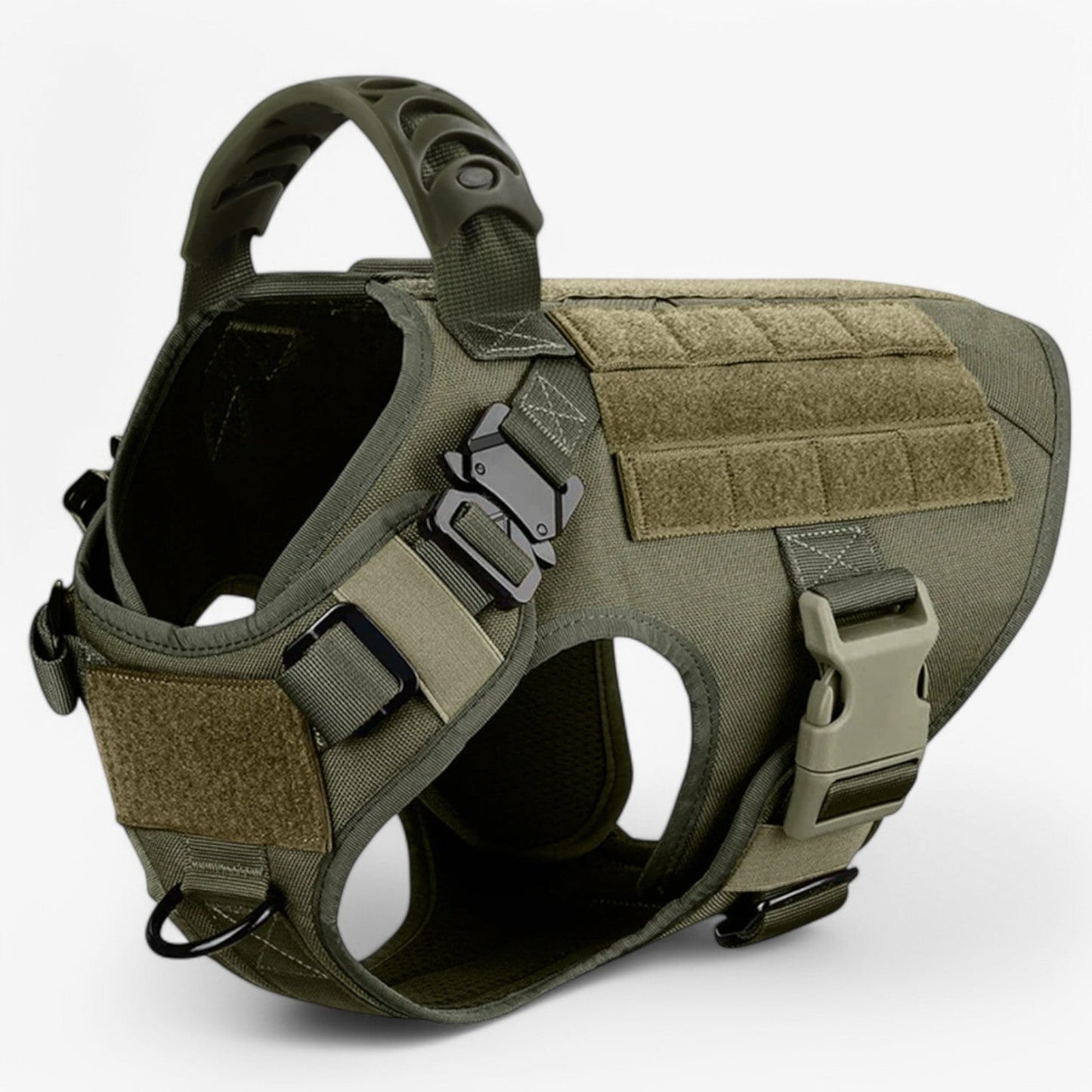 Verstelbare Hondentuig met Snelsluiting en Handgreep – Tactical Trainingsvest voor Maximale Controle