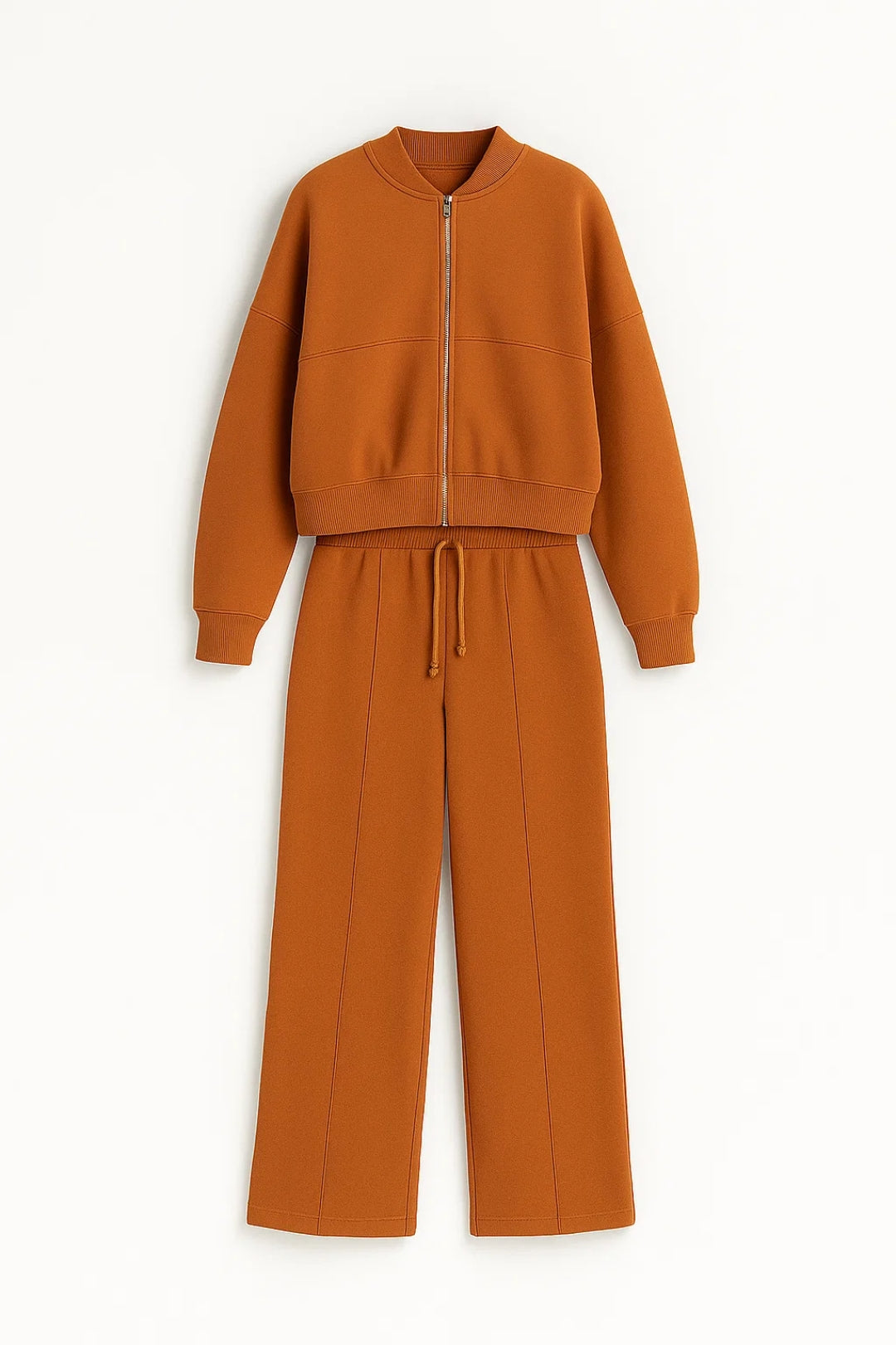 Dames Trainingspak Oversized Bomber Jas Wijde Broek Casual Kleding