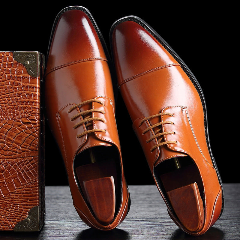Heren Leren Oxfords Schoenen Klassieke Stijl
