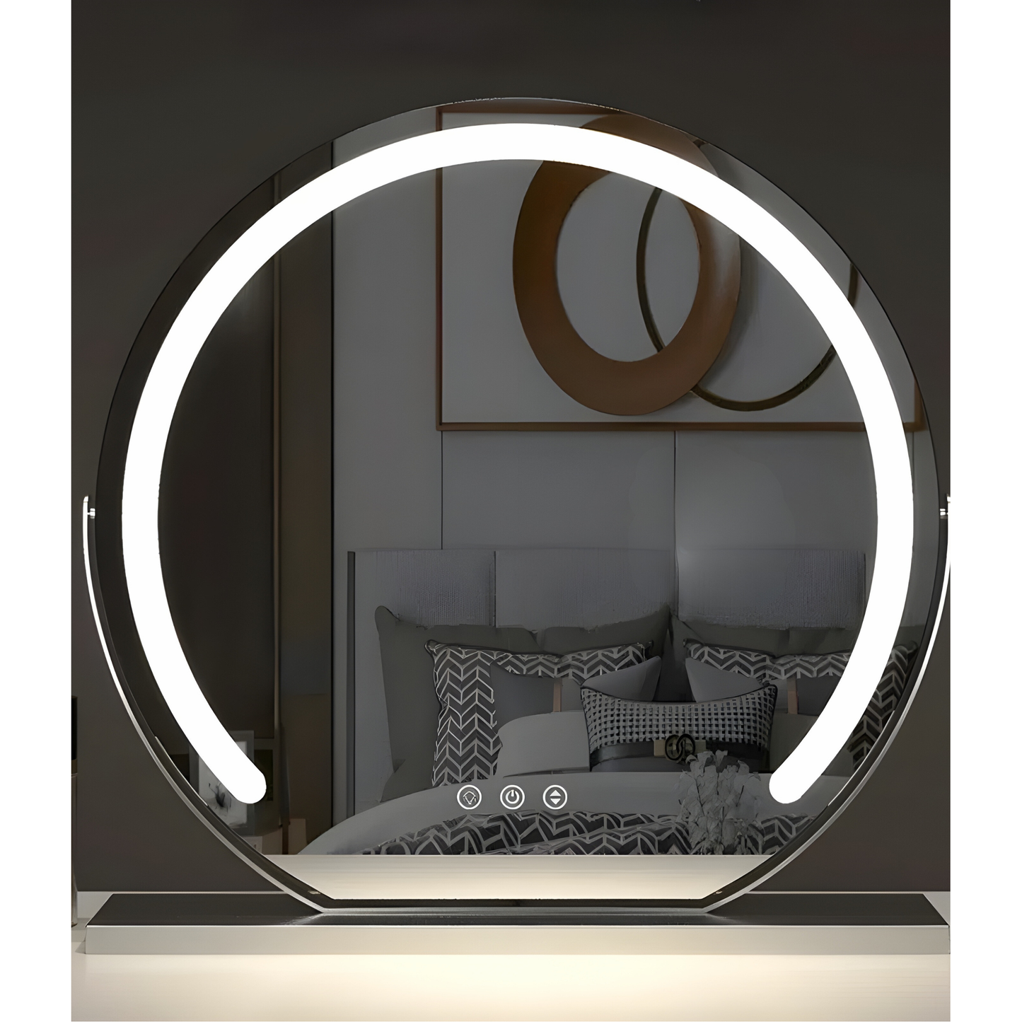 LED Make-up Spiegel Rond Met Verlichting Dimbaar 40-50-60cm