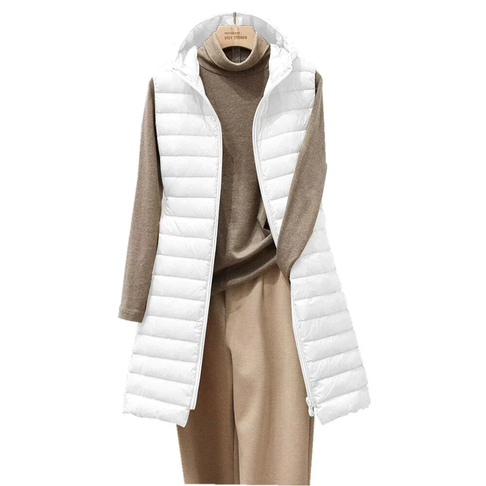Dames Vest Capuchon Warm en Stijlvol