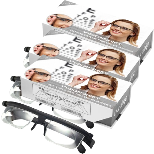 Verstelbare Leesbril met Focusdraaiknop – Universele Zichtsterkte voor Lezen en Veraf