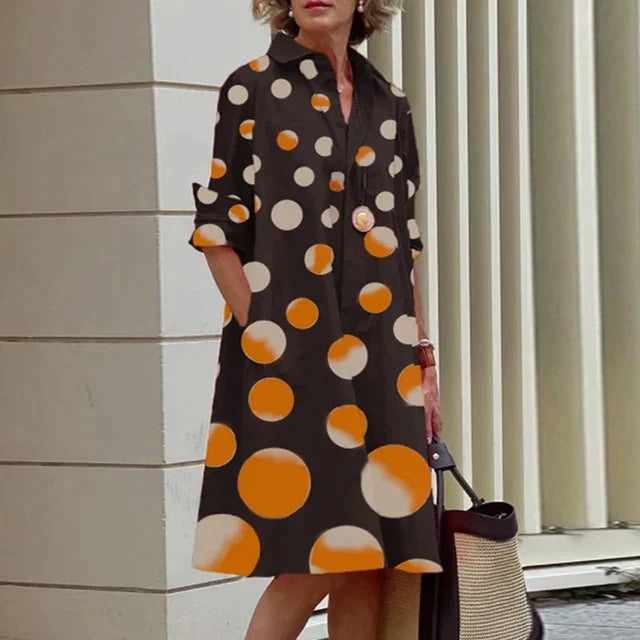 Vrouwen Overhemdjurk Katoen Comfortabel Casual Stijl