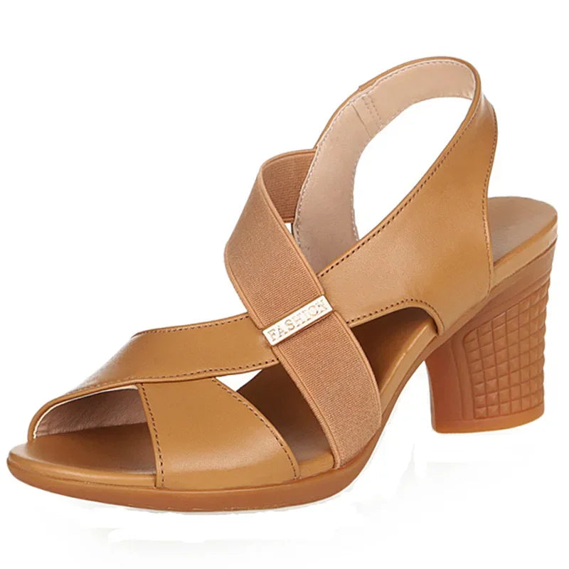 Dames Sandalen Peep Toe Zomer Mode