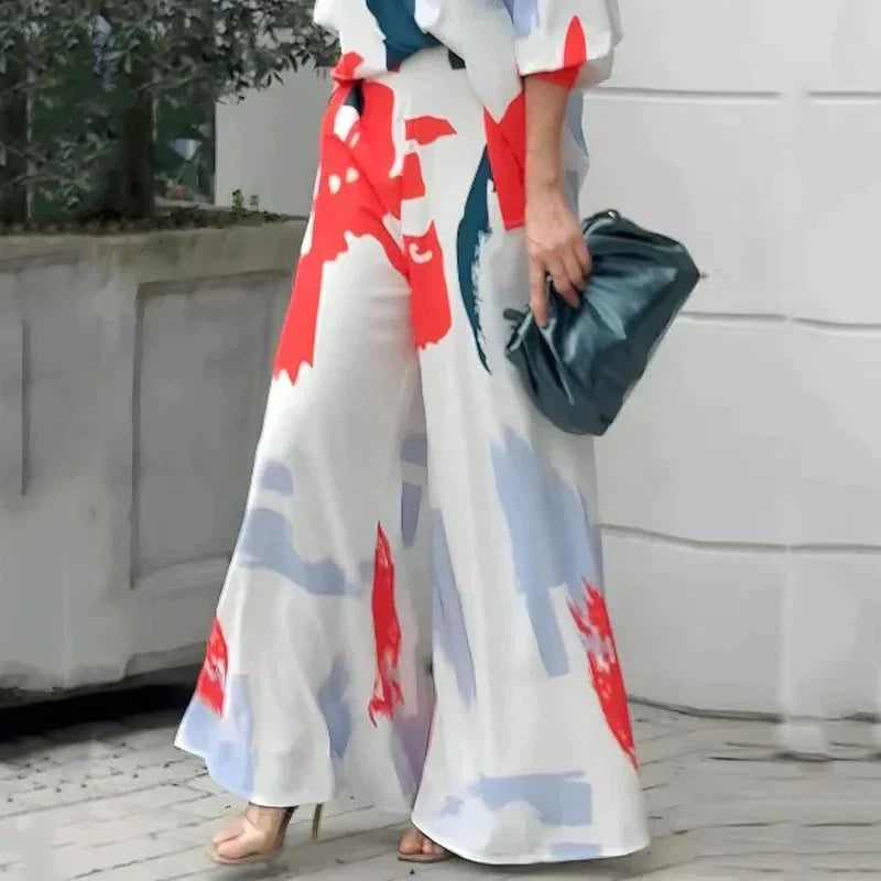 Dames Zomerjurk en Broek Set Stijlvol en Comfortabel