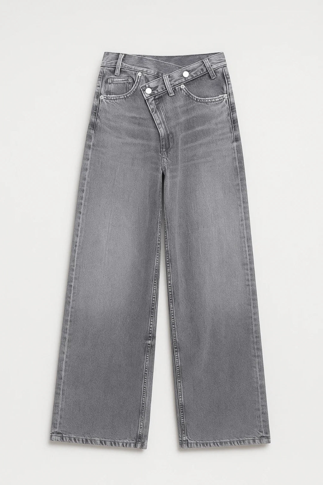 Damesbroek Hoge Taille Asymmetrische Sluiting Wijd Model