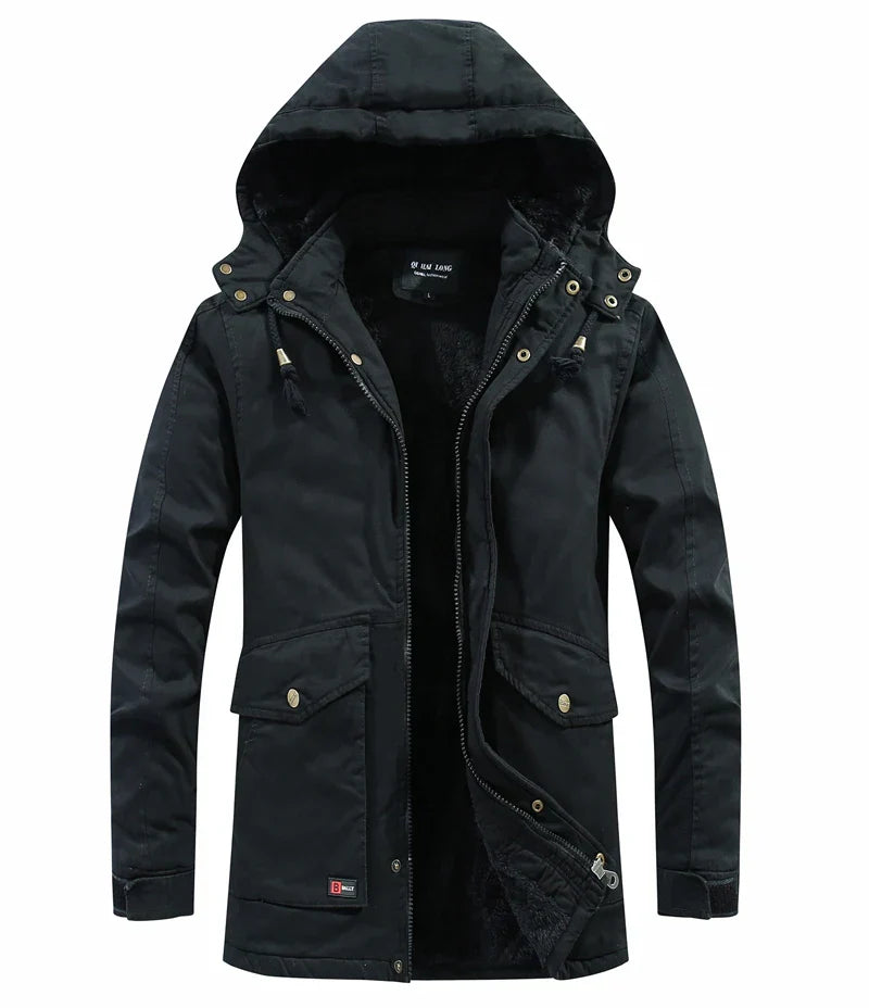 Willem Heren Winterjas | Winddicht Met Capuchon, Casual Winterjassen Heren Sale 9