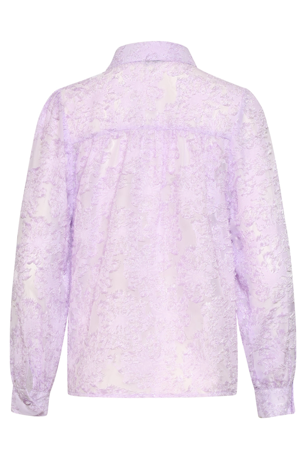 Witte Blouse Met Reliëfprint | Blouse Dames 6