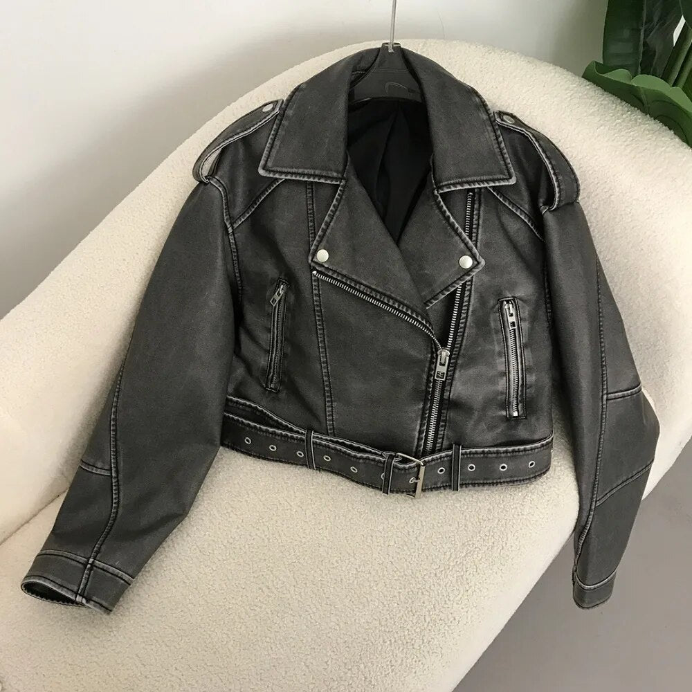 Wolff Dames Leren Jack | Hoogwaardig Leer, Zwart, Elegant 3