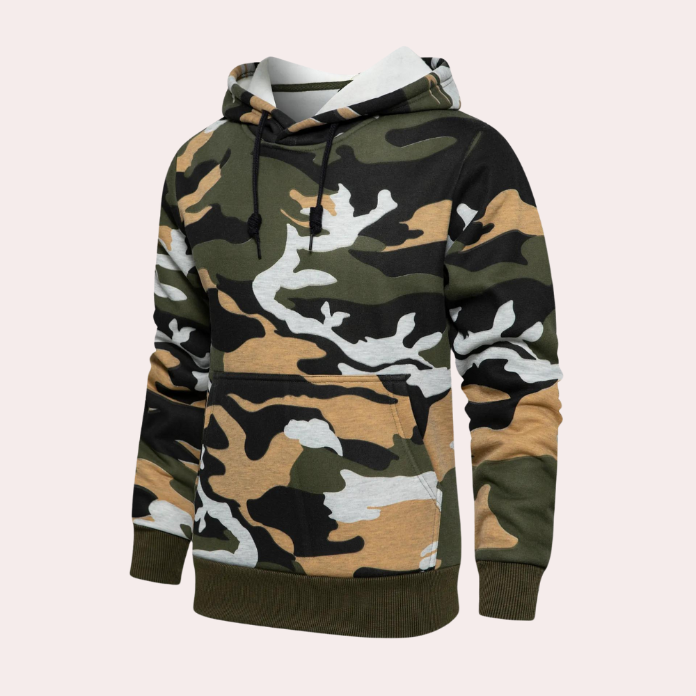Wolff Heren Hoodie | Camouflage Ontwerp, Comfortabel 4