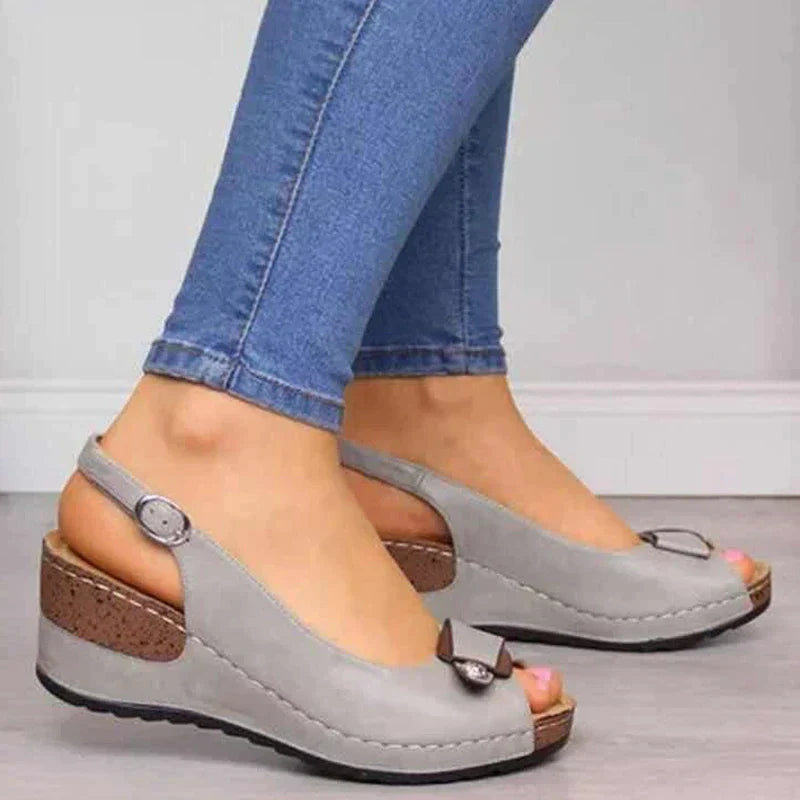 Orthopedische Sandalen met Hak Verstelbaar en Comfortabel