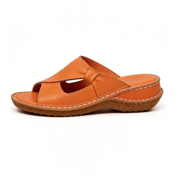 Comfortabele Leren Sandalen met Voetboogondersteuning voor Dames Maat 35-43