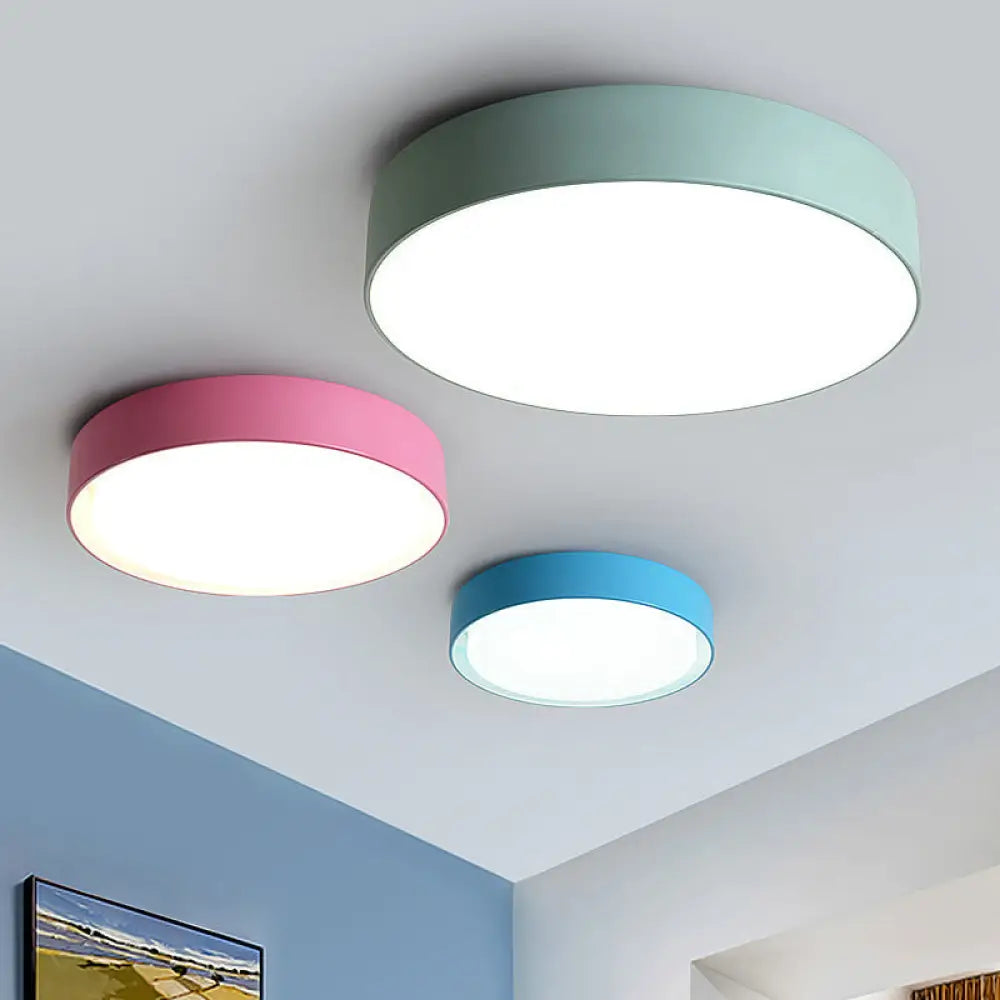 Ronde Acryl LED Plafondlamp met Afstandsbediening – Kinderkamer Verlichting