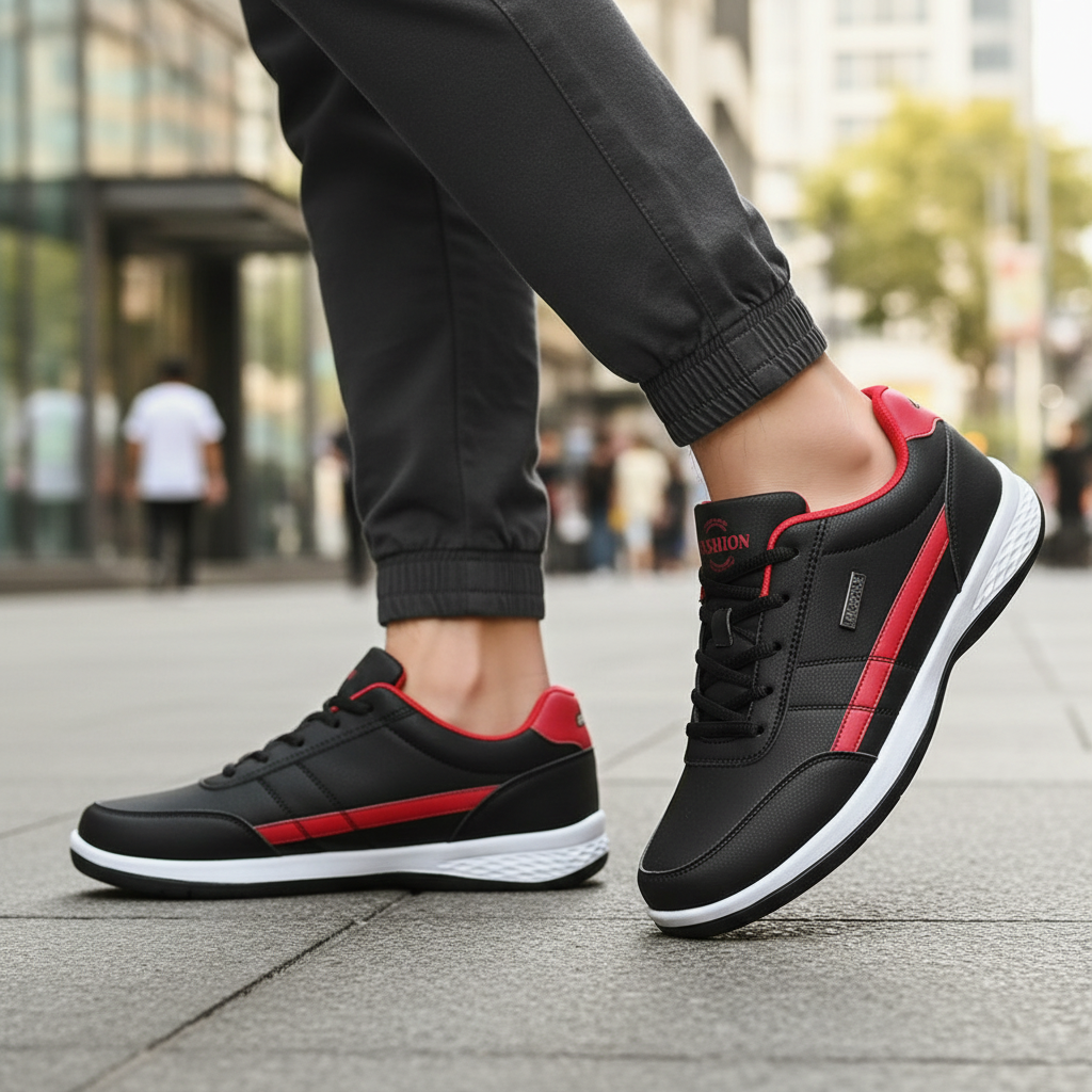 Orthopedische Heren Sneaker Comfortabel Steunzool