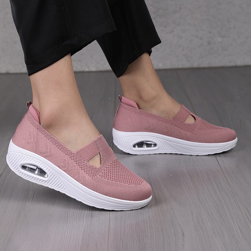 Dames Comfortabele Orthopedische Sneaker Wedgeballetjes