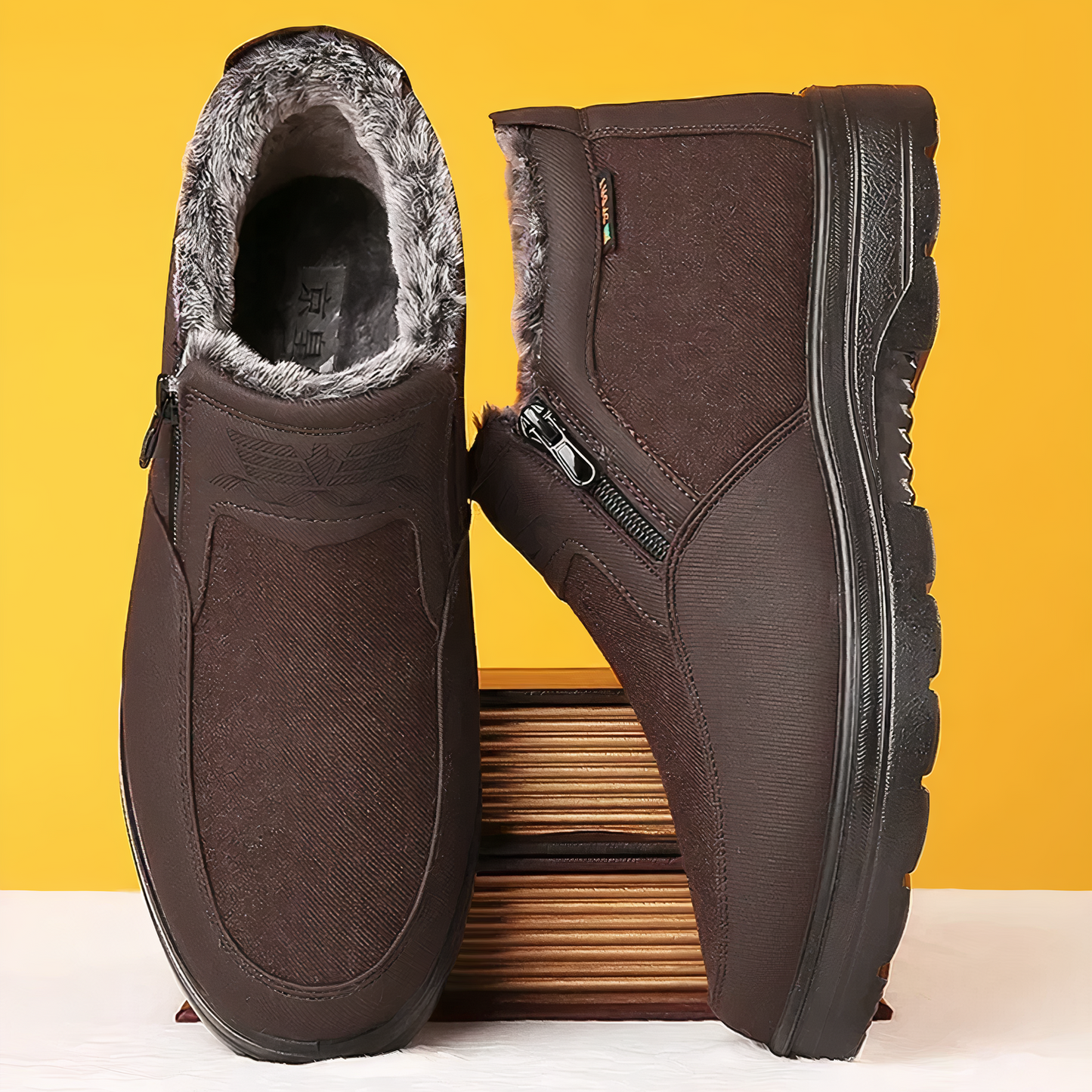 Orthopedische Winterlaarzen Heren Warm Gevoerd met Antislip Zool