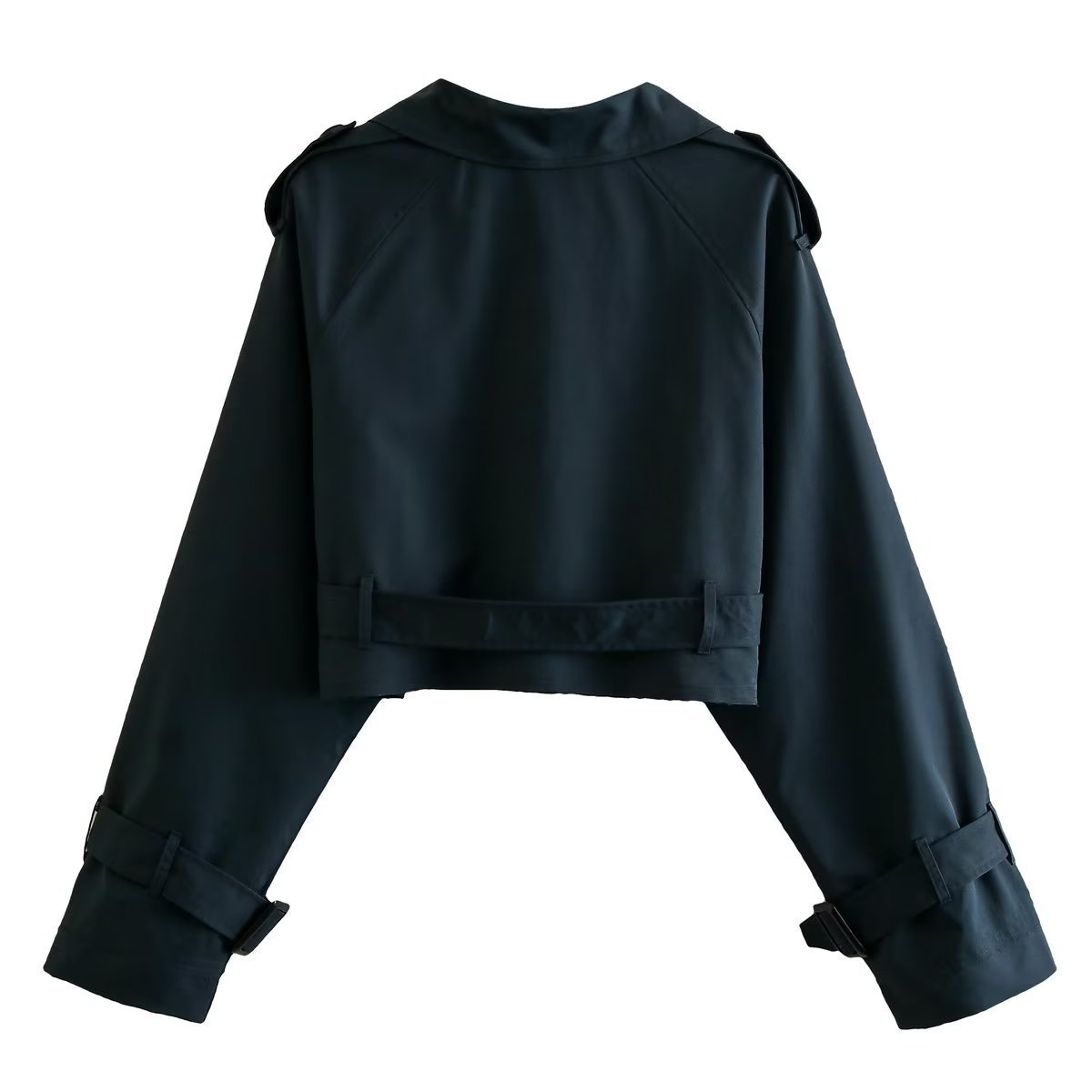 Dames Trenchcoat Kort Stijlvol Waterdicht