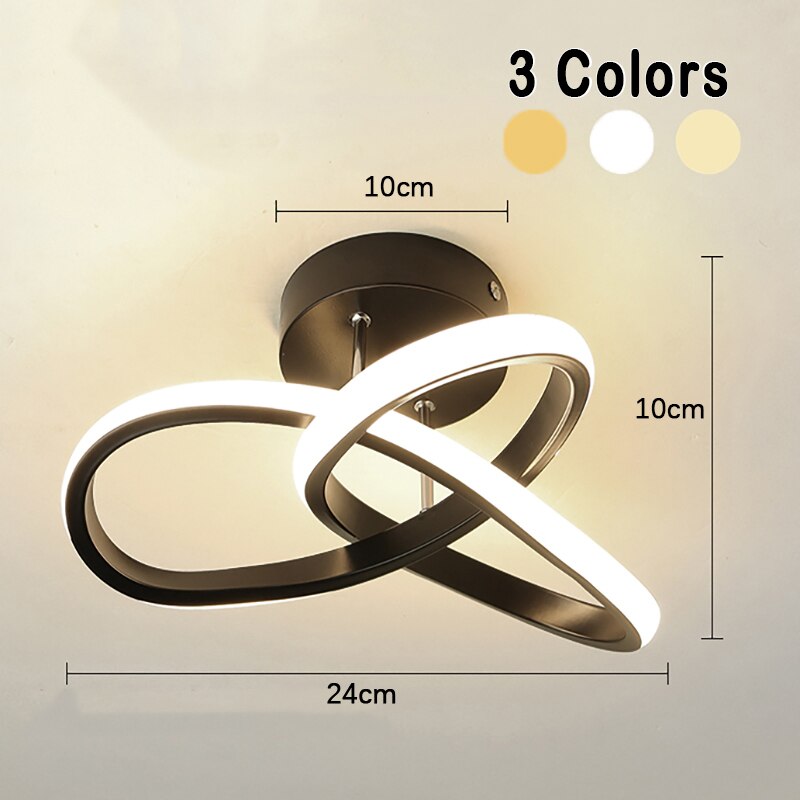 Plafondlamp met Verstelbare Armen LED Dimbaar Modern Design voor Woonkamer Slaapkamer Klaver Cirkelvorm Stijlvol