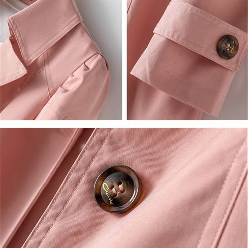 Lange Trenchcoat Stijlvolle Jas met Capuchon