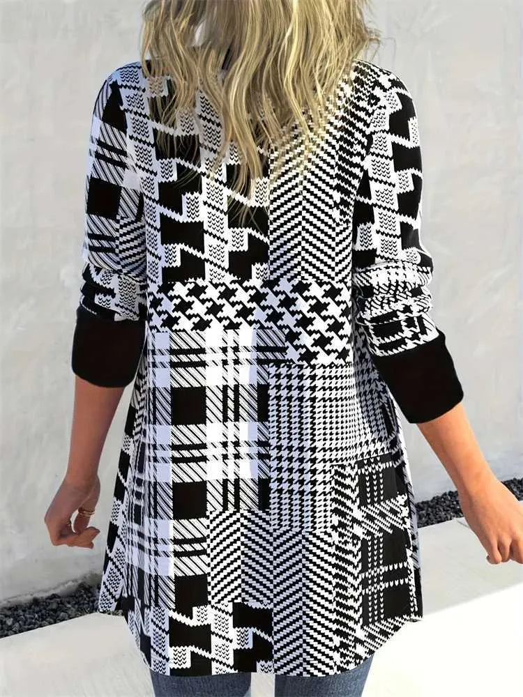 Dames Vest Warm Lange Mouwen Stijlvol
