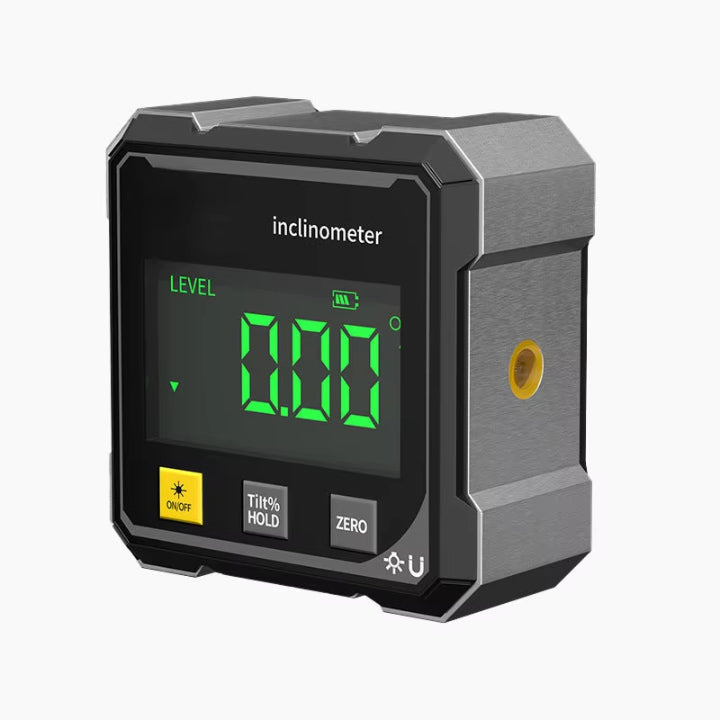 Digitale Hoekmeter Laser Aluminium USB Oplaadbaar Magnetische Voet Waterpas Loodlijn Sloophamer Niveau Meter Bouwgereedschap
