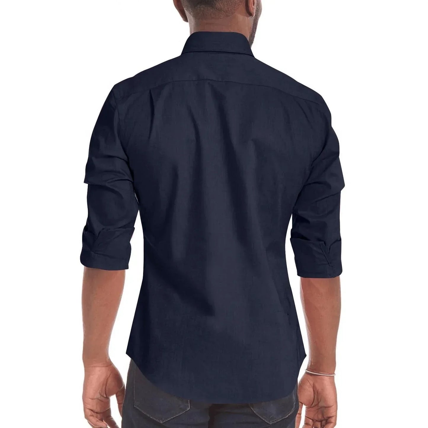 Heren Overhemd Lange Mouw Kwaliteit Casual Look