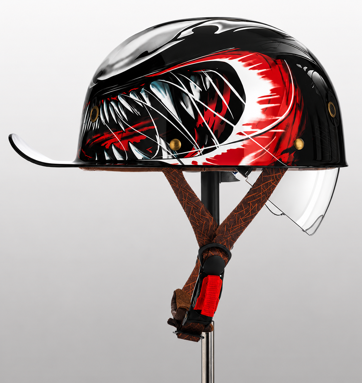 Motorhelm Halfopen Baseball Stijl DOT ECE Gecertificeerd Dagelijks Rijden Veiligheid Comfort Bescherming